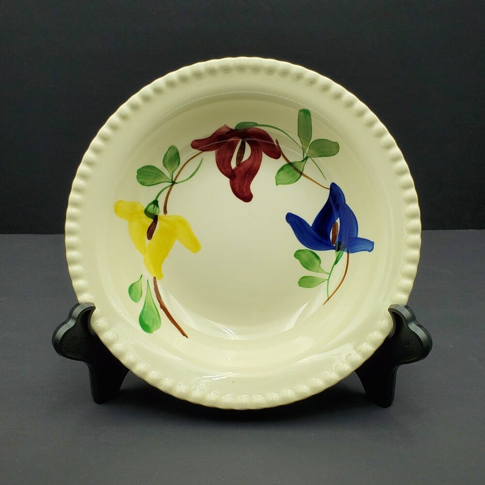 Blue Ridge Southern Potteries Carnival Candlewick Round Vegetable Serving Bowl